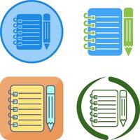 Chick List Icon Design vector