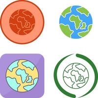 Earth Icon Design vector