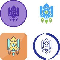 Space Shuttle Icon Design vector