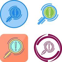 Problem Icon Design vector