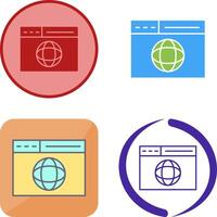 Web Page Icon Design vector