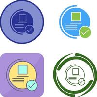 Guarantee Icon Design vector