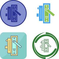 Door Handle Icon Design vector