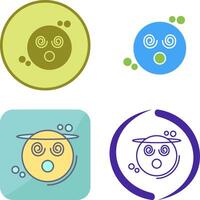 Dizzy Icon Design vector