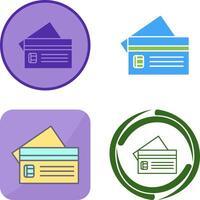 Credit Card Icon Design vector