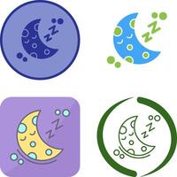 Sleeping Icon Design vector