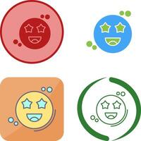 Starstruck Icon Design vector