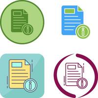 Document Icon Design vector