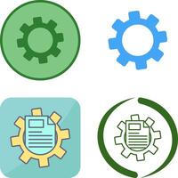 Cogwheel Icon Design vector