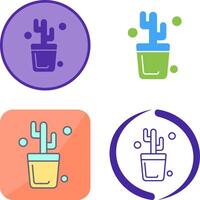 Cactus Icon Design vector