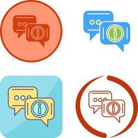 Chat Box Icon Design vector