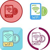 Wifi Signal Icon Design vector