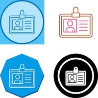 Identity Icon Design vector