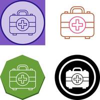 First Aid Kit Icon Design vector