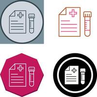 Blood Test Icon Design vector