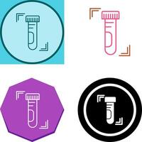 Test Tube Icon Design vector