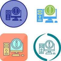 Computer Icon Design vector