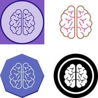 diseño de icono de cerebro vector