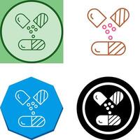 Capsule Icon Design vector