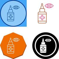 Eye Drop Icon Design vector