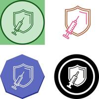 Vaccination Icon Design vector