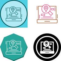 Find Location Icon Design vector