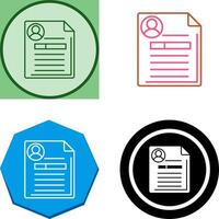 Contact Icon Design vector