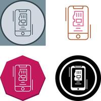 Memory Icon Design vector