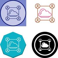 Network Icon Design vector