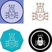 Cyber Defense Icon Design vector