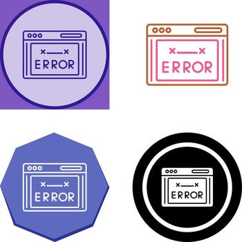 error código icono diseño vector