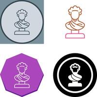 Statue Icon Design vector