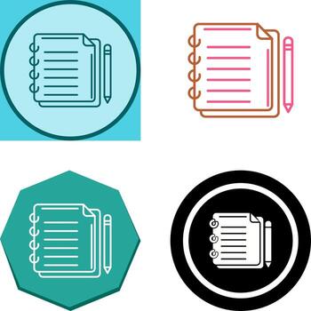 Write Icon Design vector
