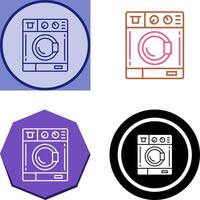 Washing Machine Icon Design vector