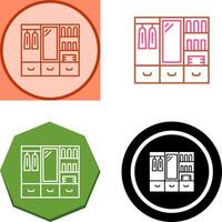 Wardrobe Icon Design vector