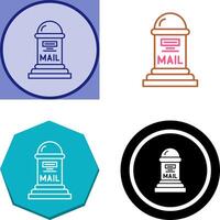 Mail Box Icon Design vector