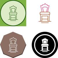 Chair Icon Design vector