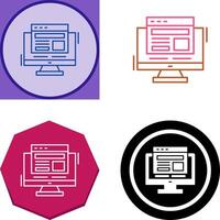 Adaptive Layout Icon Design vector