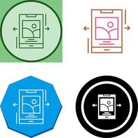 Swipe Icon Design vector