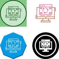 Update Icon Design vector