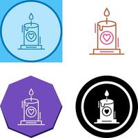 Candle Icon Design vector