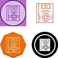 Passport Icon Design vector