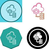 Big Data Icon Design vector