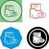 Data Visualization Icon Design vector