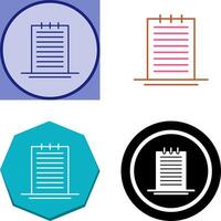 Notes Icon Design vector