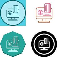 Online Payment Icon Design vector