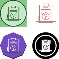 Question Icon Design vector