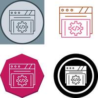 Development Icon Design vector