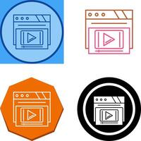 Player Icon Design vector