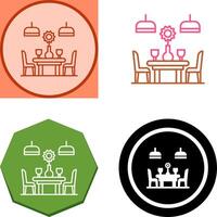 Table Icon Design vector